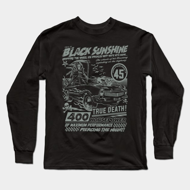 BLACK SUNSHINE Long Sleeve T-Shirt by joeyjamesartworx